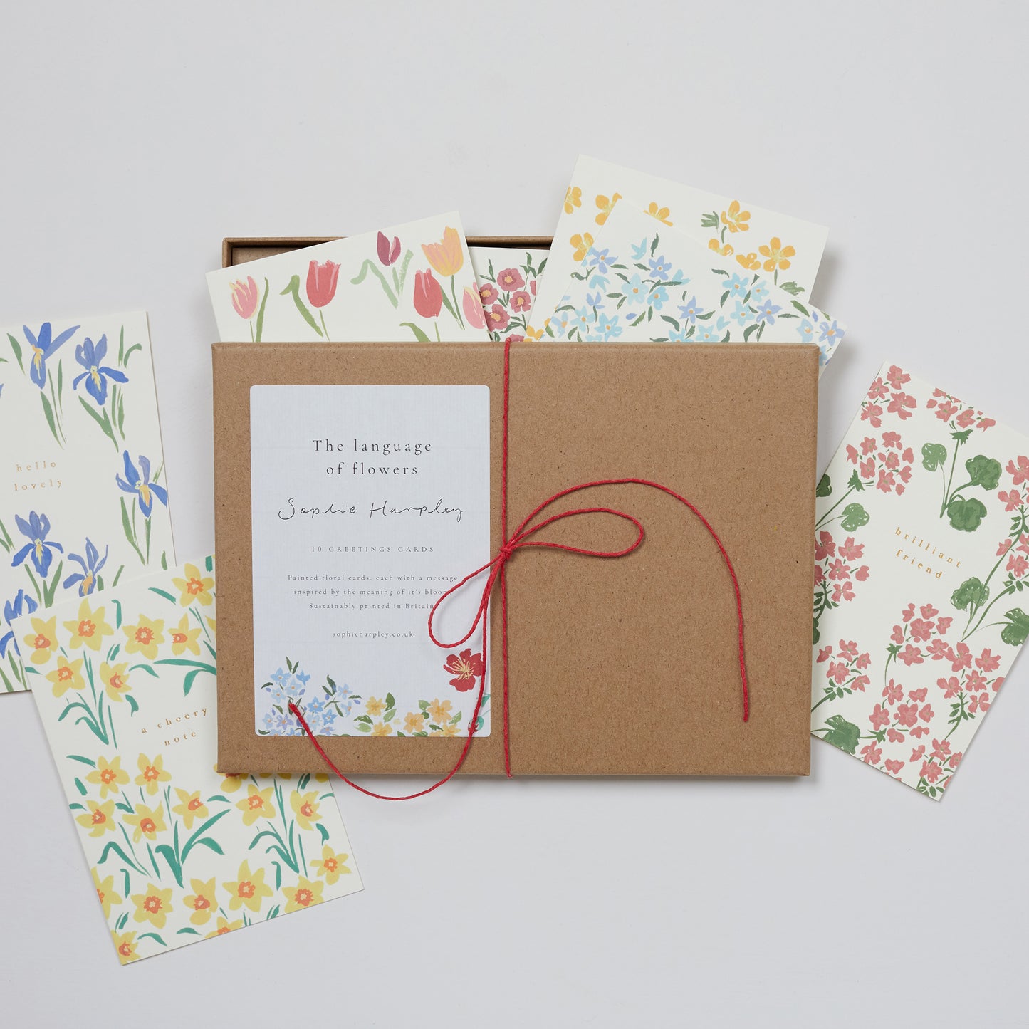 Sophie Harpley, 'The Language of Flowers, set of 10 cards'