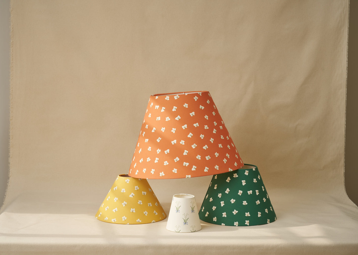 Upton Noble, 'Classic 5 inch Candle Clip Lampshade Of  The Valley'