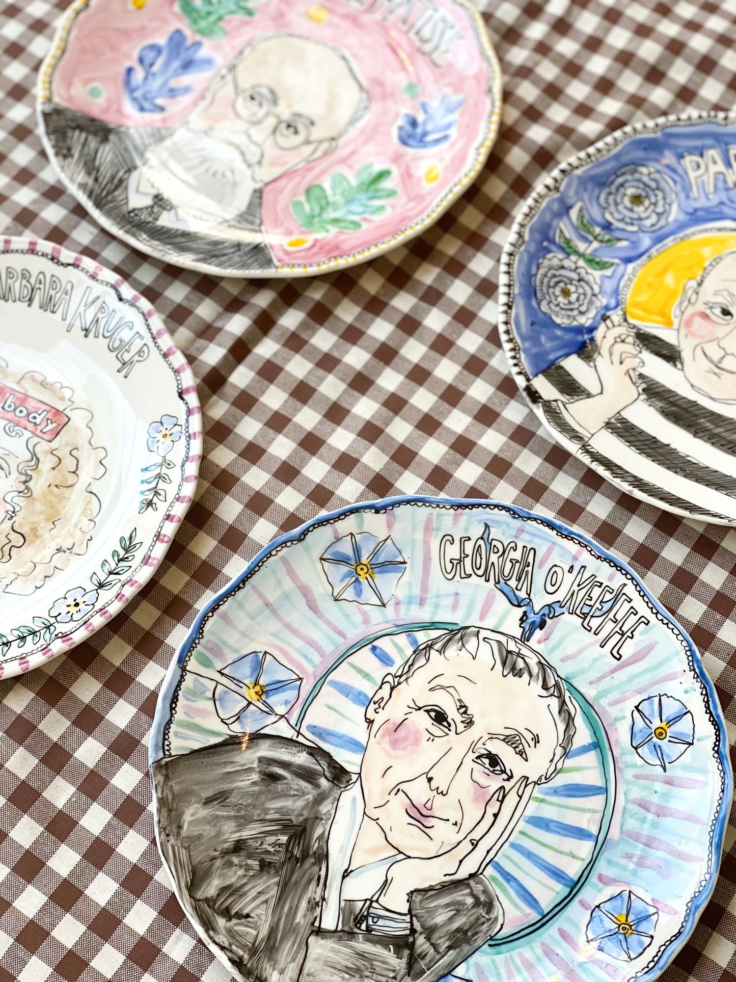 Josephine Dessine, 'Artist Plates' 2022