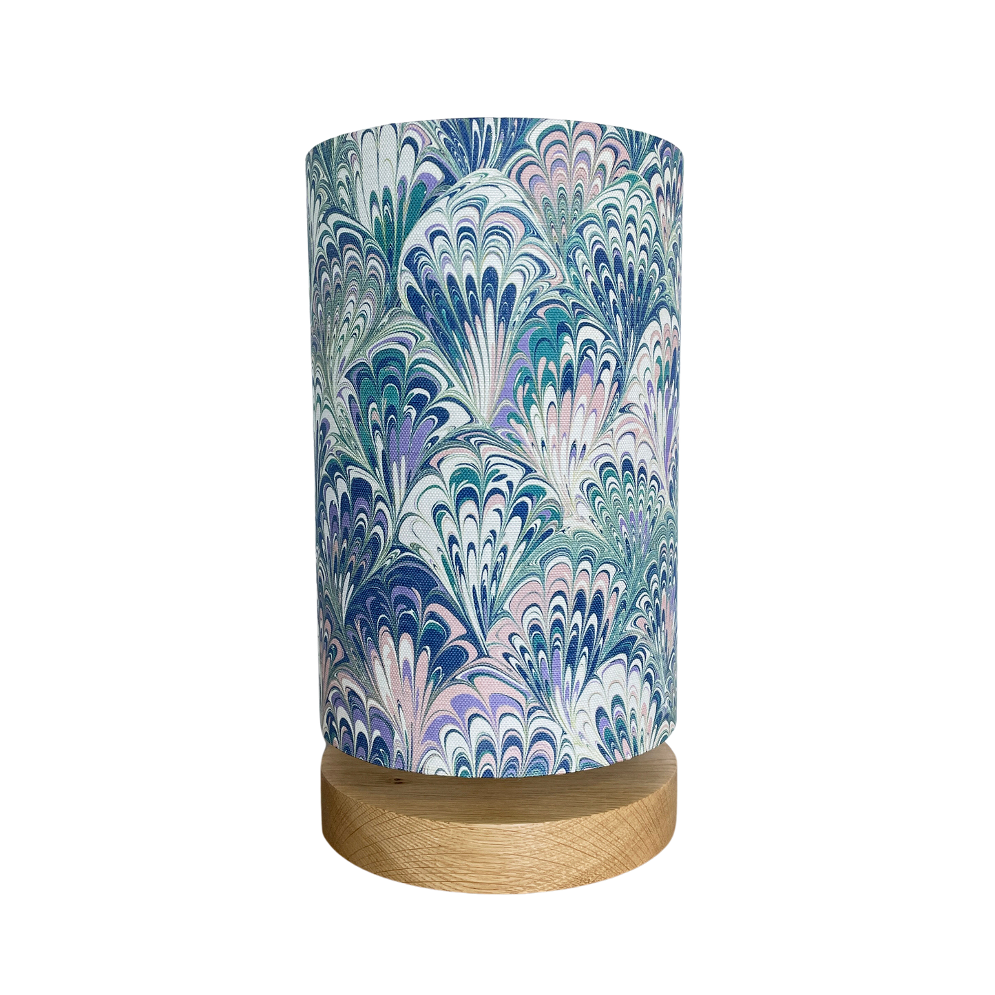 House of Amitié, 'Linen Lampshade Serpentine Spring Tall