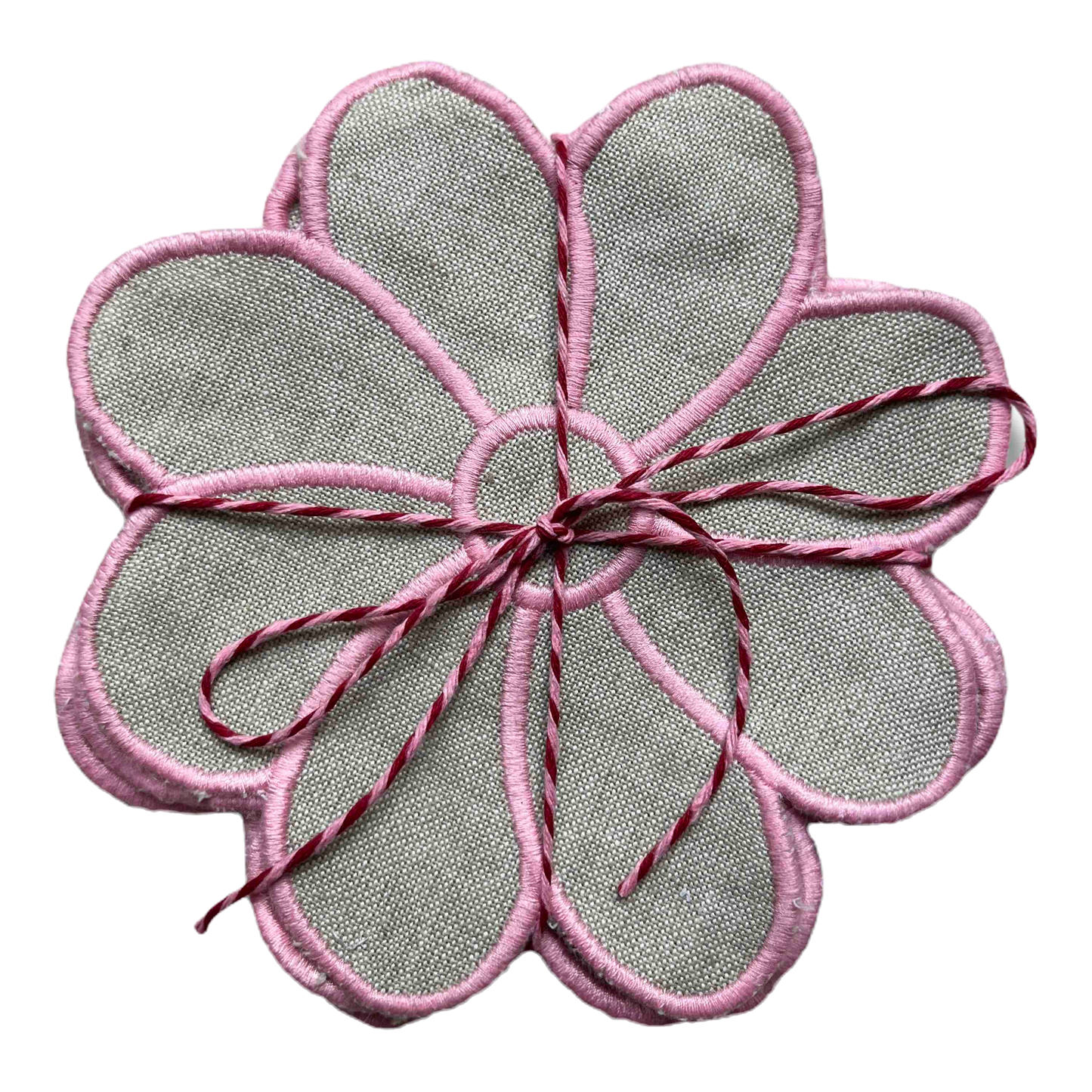 Willemien Bardawill, 'Pink Flower Coaster'