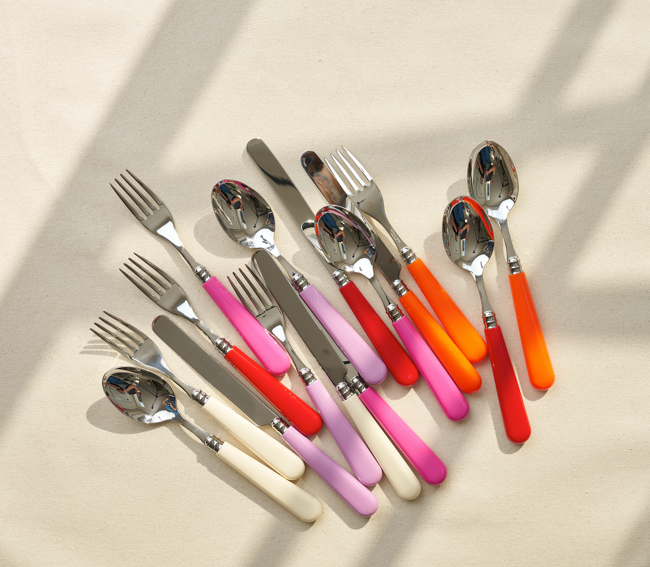 Rose Pale Cutlery in Stainless Steel