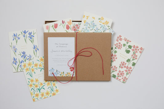 Sophie Harpley, 'The Language of Flowers, set of 10 cards'