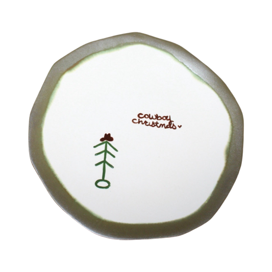 'Cowboy Christmas' Dinner Plate