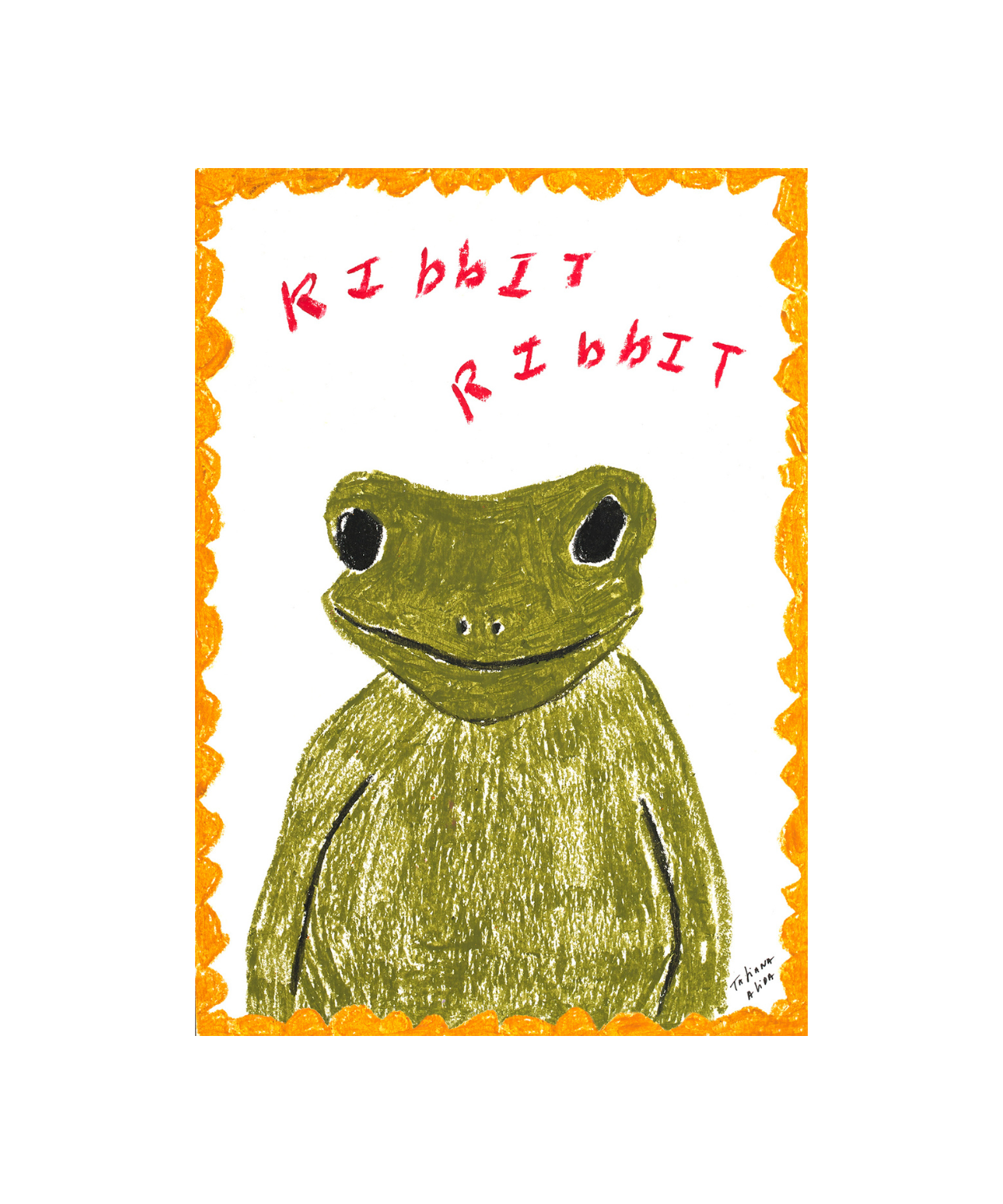 Tatiana Alida, ‘Ribit Ribit Froggy Print’