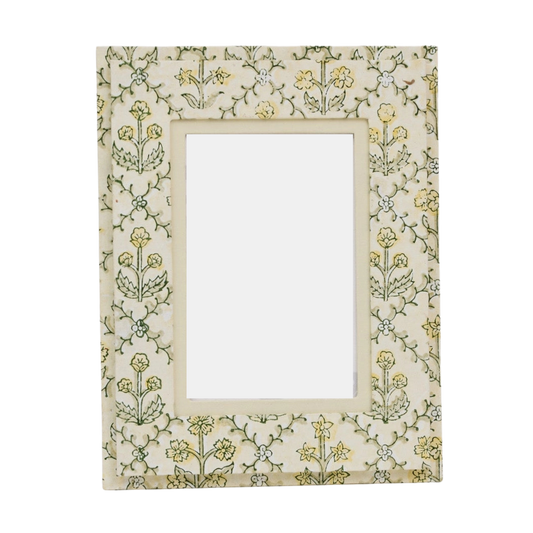 Yellow Floral Picture Frame