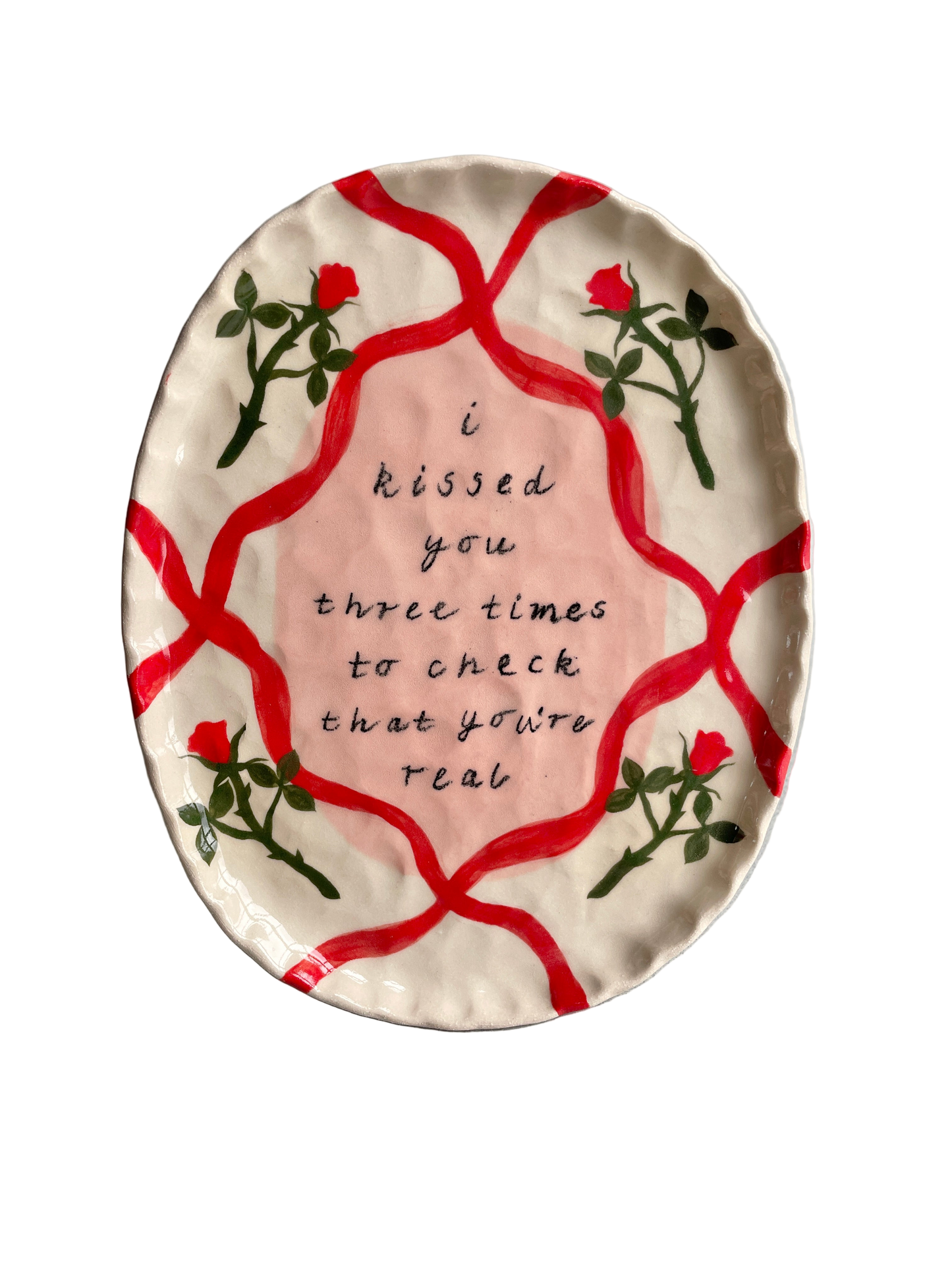 Ruth Wilde, 'I kissed you' ceramic