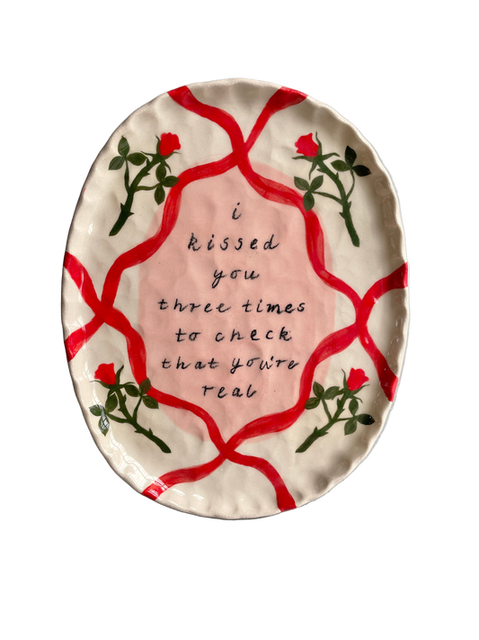 Ruth Wilde, 'I kissed you' ceramic