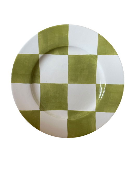 The Silo Collective, Big Checkmate Plate, Green