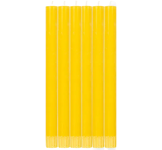 Set of 4 Yellow Candles