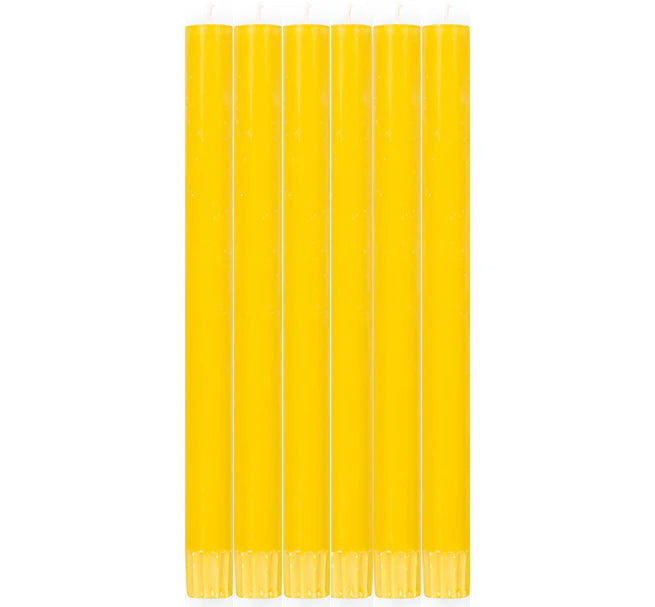 Set of 4 Yellow Candles