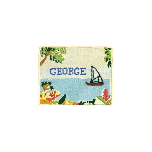 Sparrow and Grass, 'Bay Embroidery'