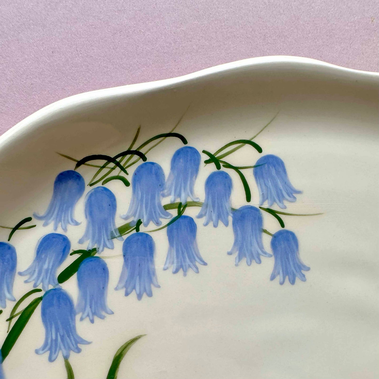 Minnie Mae-Stott, Bluebell Dinner Plate