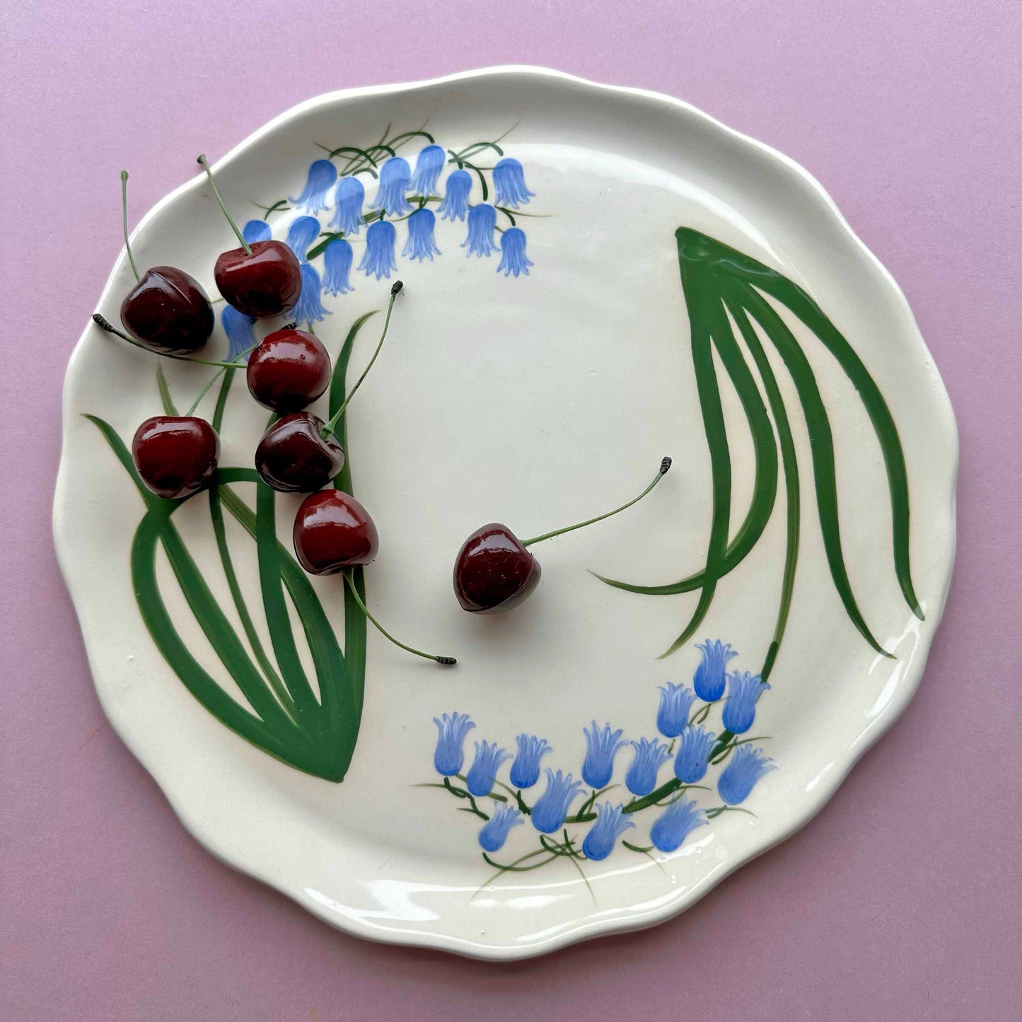 Minnie Mae-Stott, Bluebell Dinner Plate