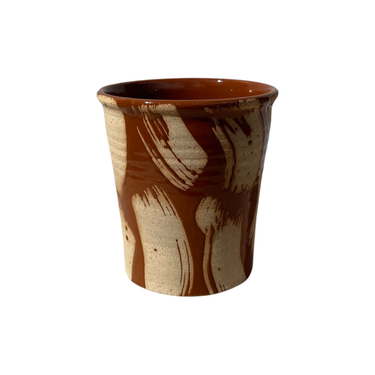 Paige Mitchell, Brush Stroke Pot Brown