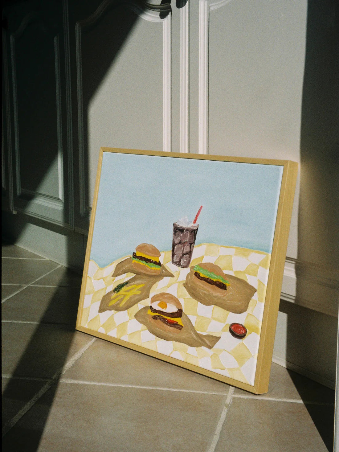 Beatriz Sanches Cartas, 'Burger night Painting' 2025