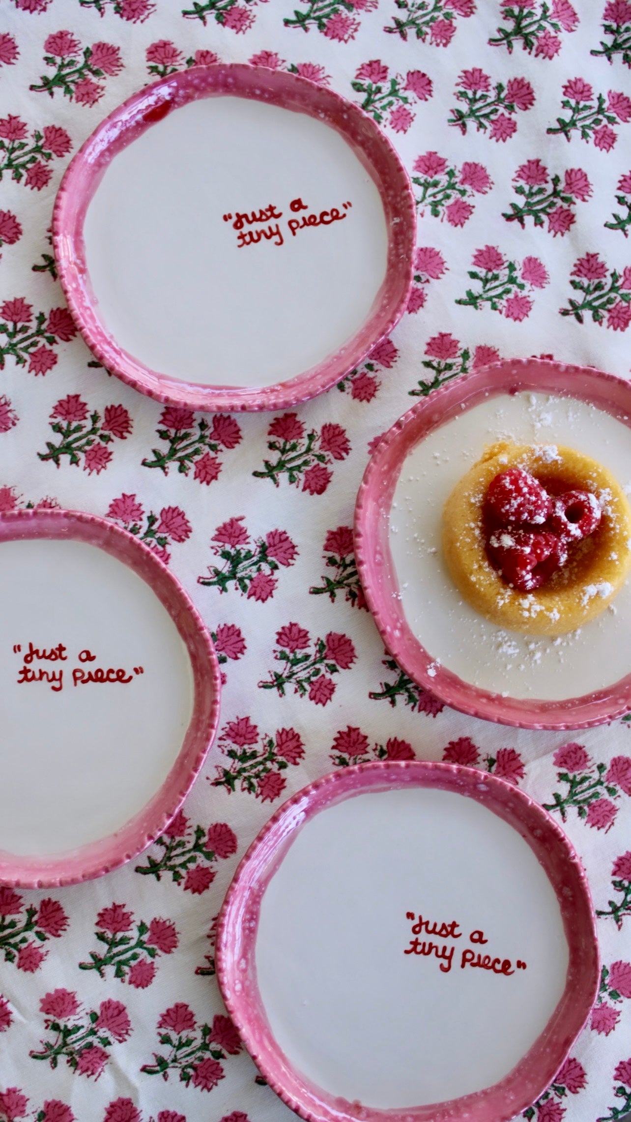 The Tiny Collection Dessert Plates, Set of Four