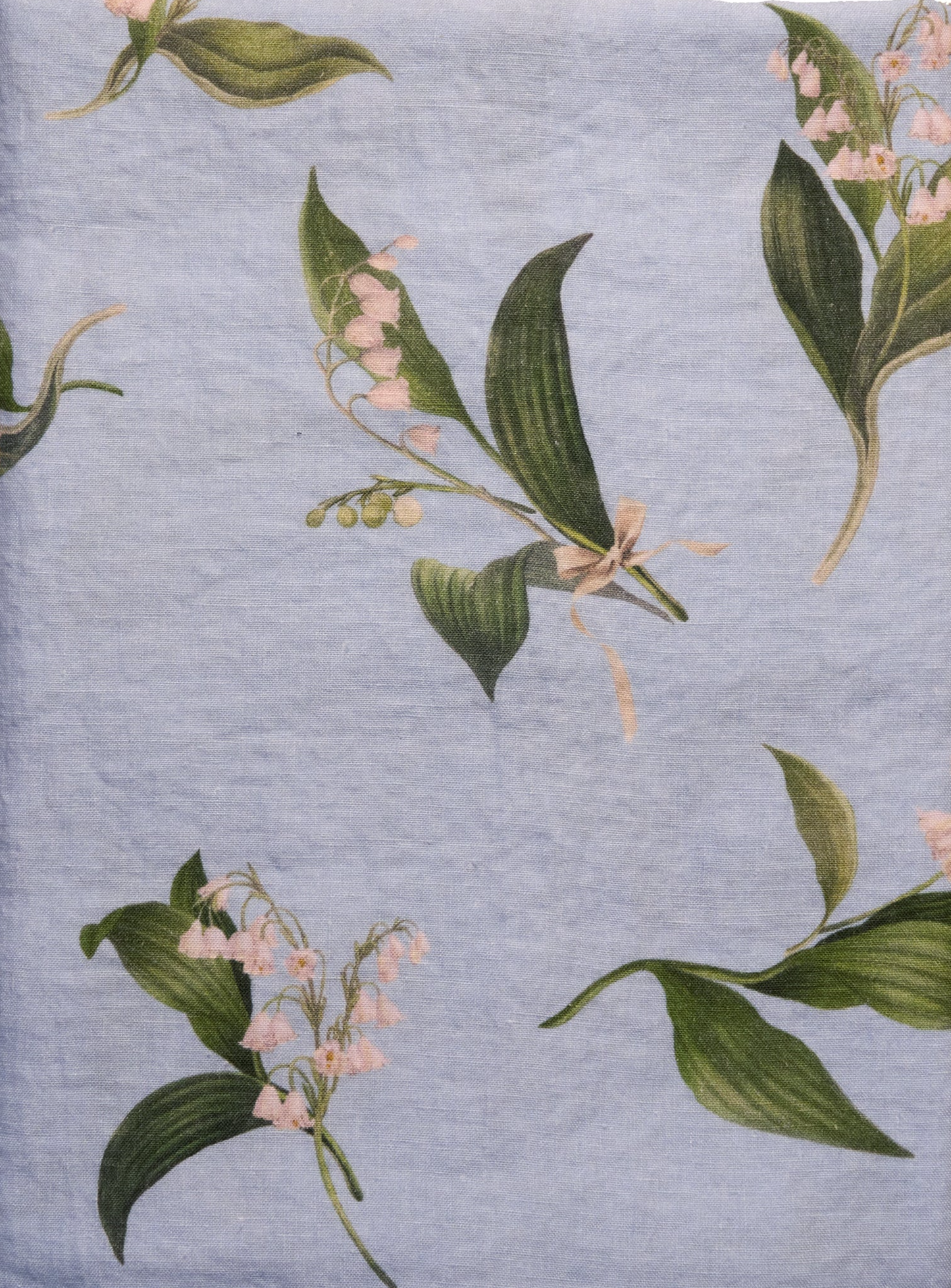 By Hope Lily Of The Valley Linen Tablecloth