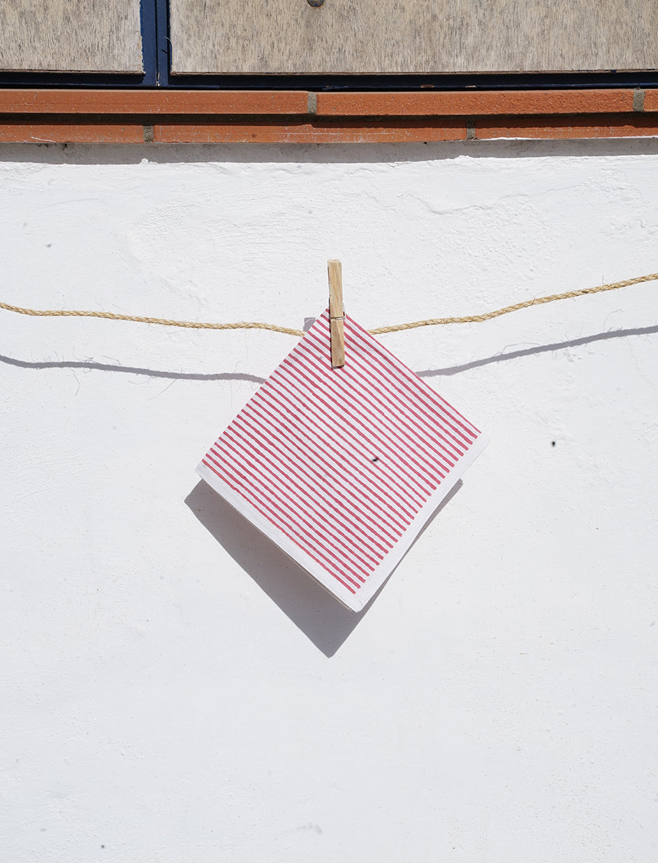 Pink Stripe Napkin