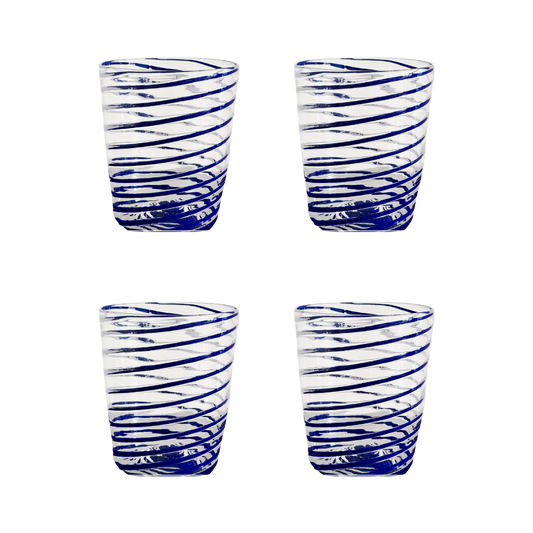 The Kiki Tumbler in Blue, Set of Four