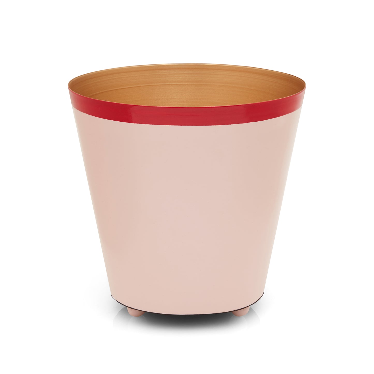 The Penny Planter with Pink and Red Rim