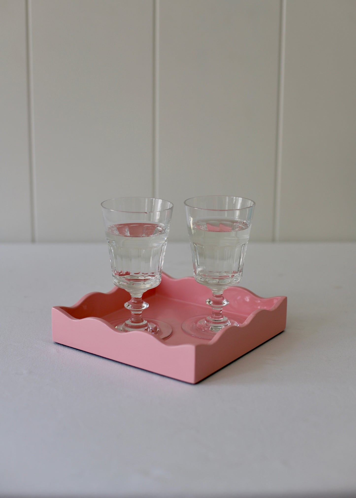 Square Allegra Tray in Pink