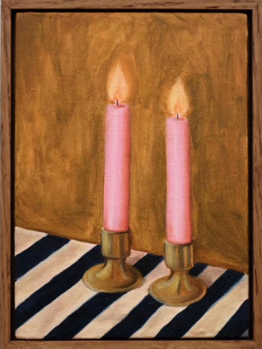 Beth Kaye, 'Stripe Candle' 2024