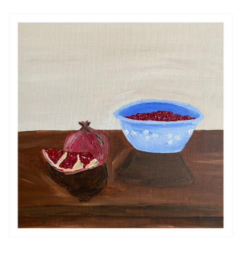 Beatriz Sanches Cartas, 'Romã descascada Fine Art Print'