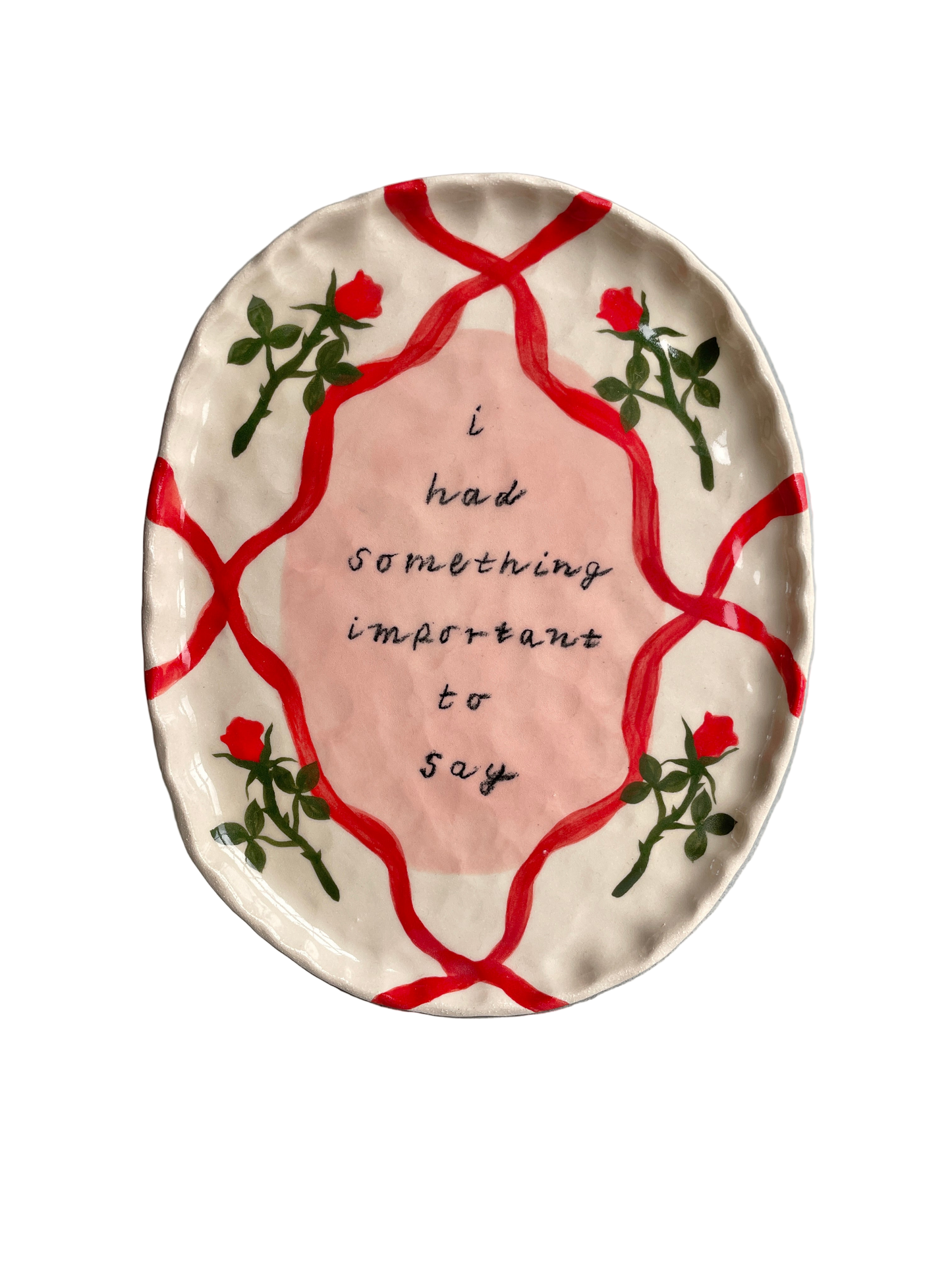 Ruth Wilde, 'I had something important' ceramic