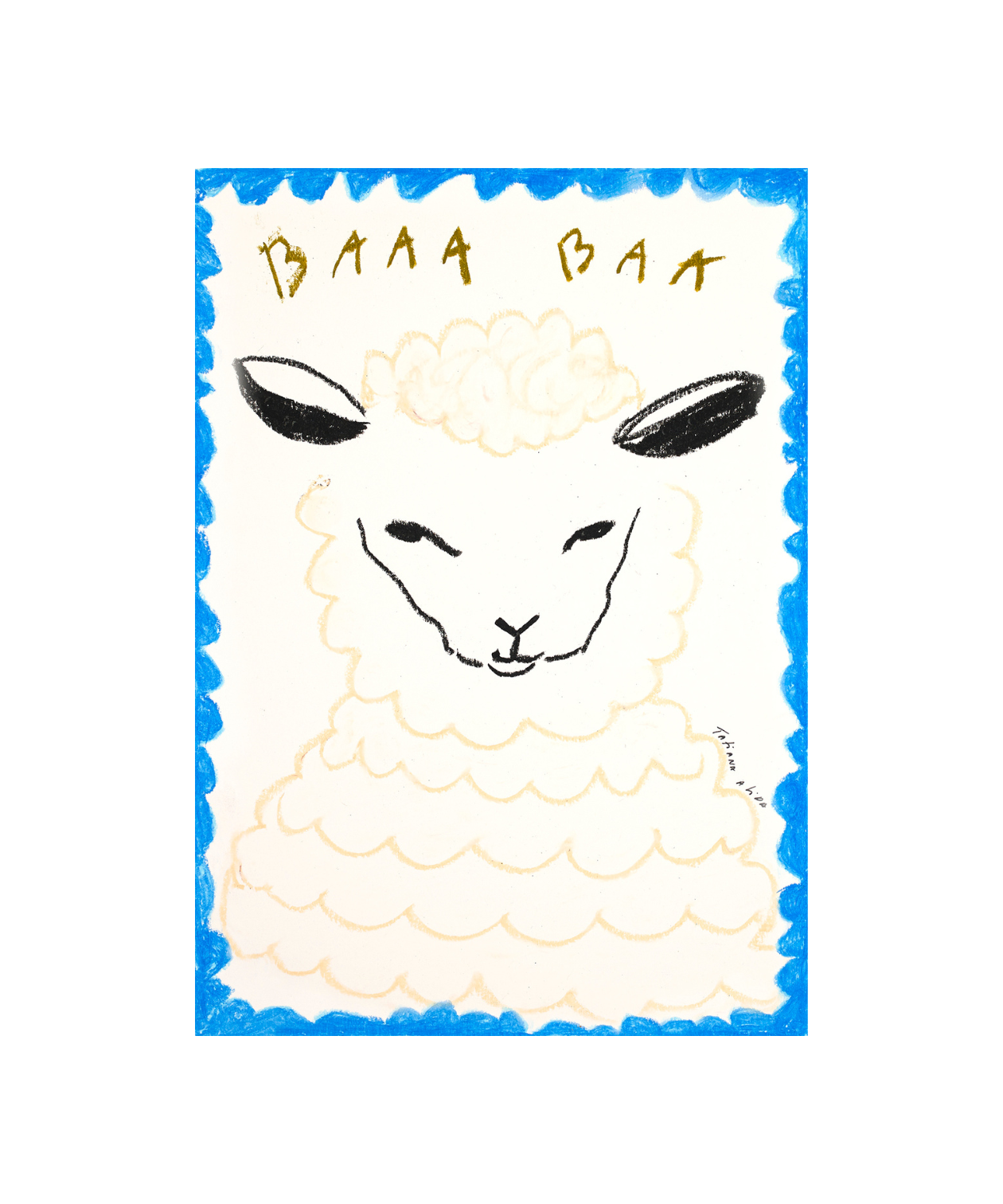 Tatiana Alida, 'Baa Baa Sheep Print’