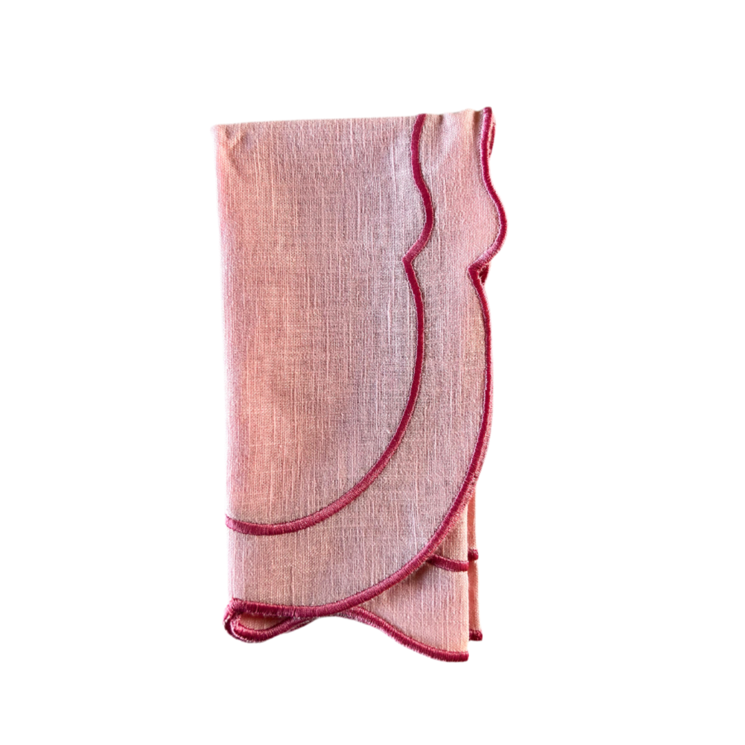 Pink on Pink Napkin