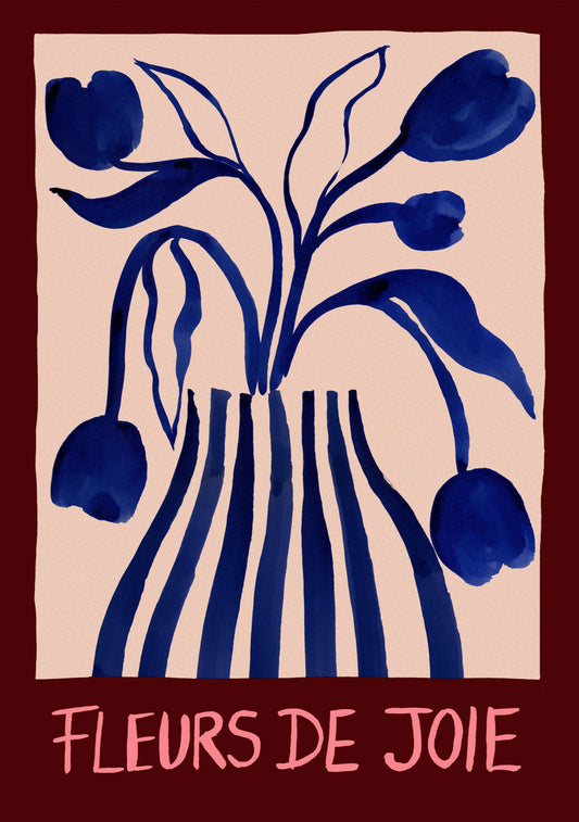 The Good Life Home, Flowers of Joy (Fleurs de Joie) - French Floral Art Print