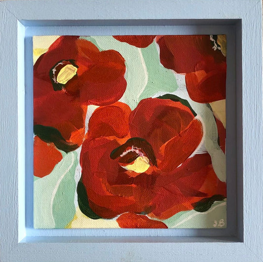 Sian Beck, 'Garden poppies no.1'