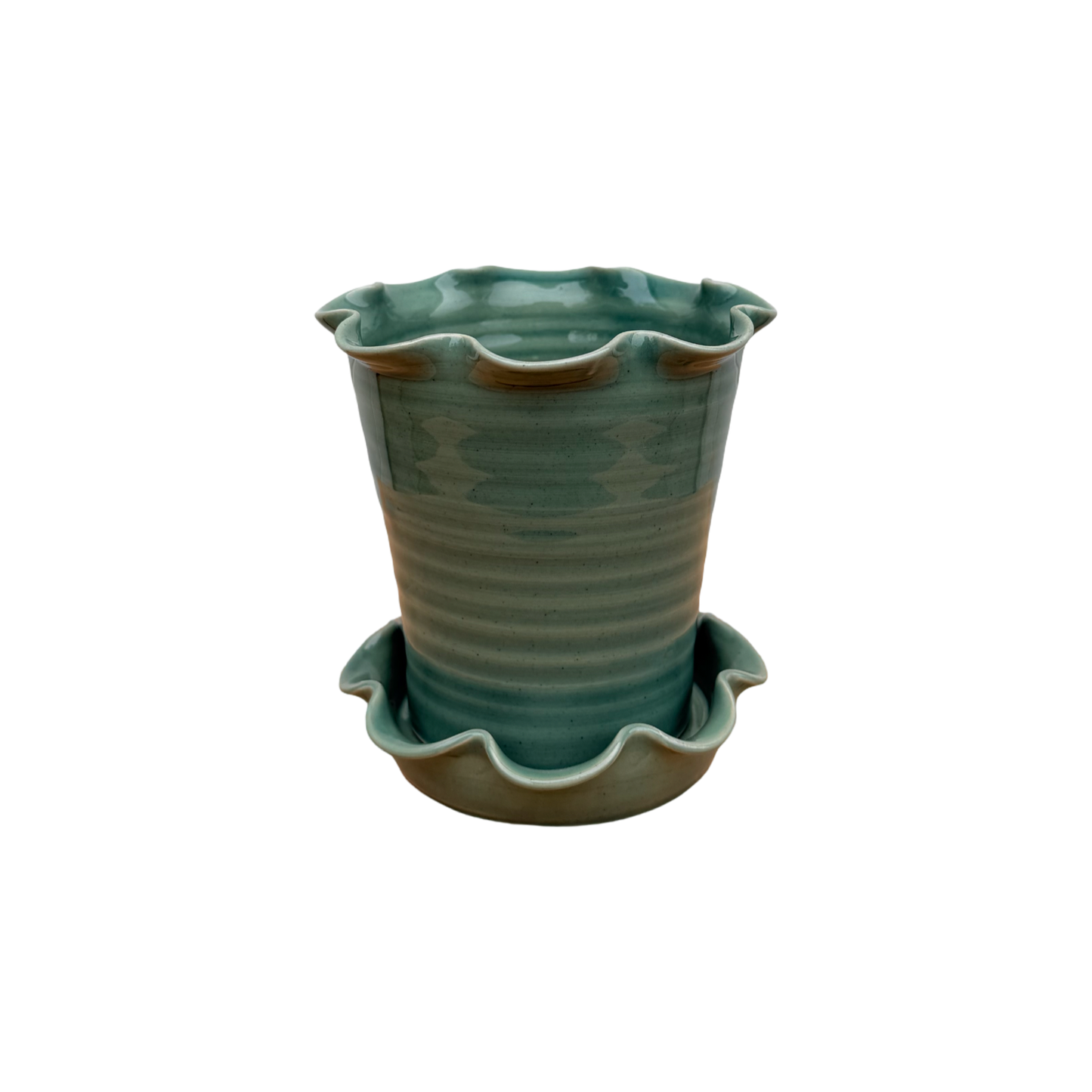 Domenica Marland x Paige Mitchell, Small Plant Pot in Pink or Green