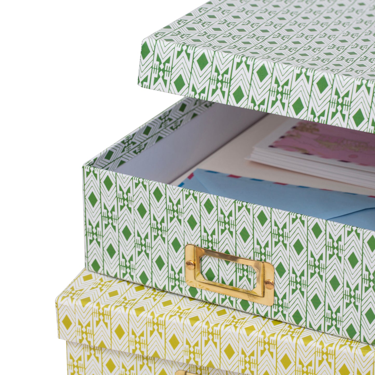 Dar Leone, Tijan Maize Violette Lidded Portfolio Box