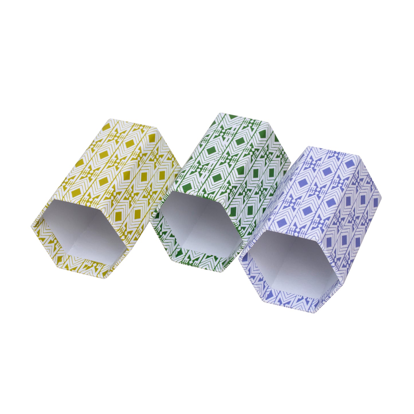Dar Leone, Tijan Maize Violette Hexagonal Brush Pot