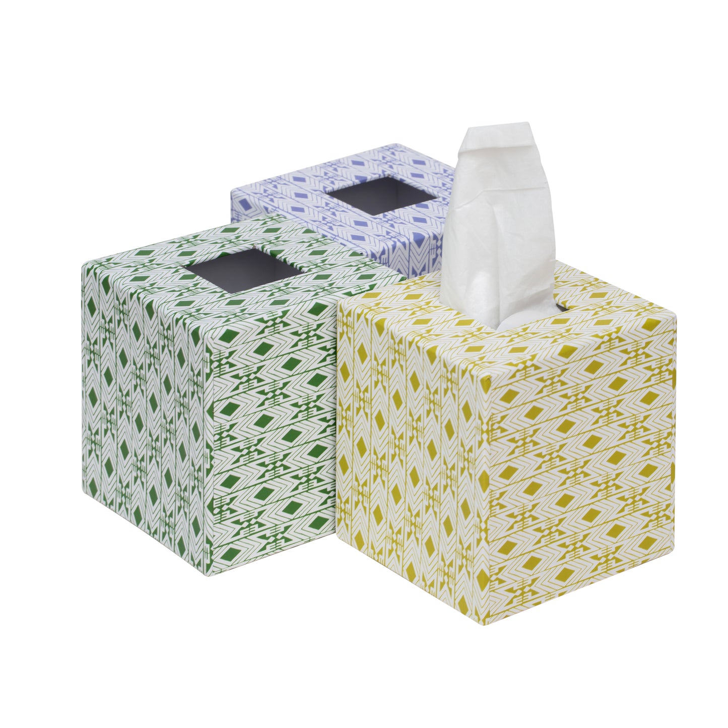 Dar Leone, Tijan Maize Green Tissue Box Cover