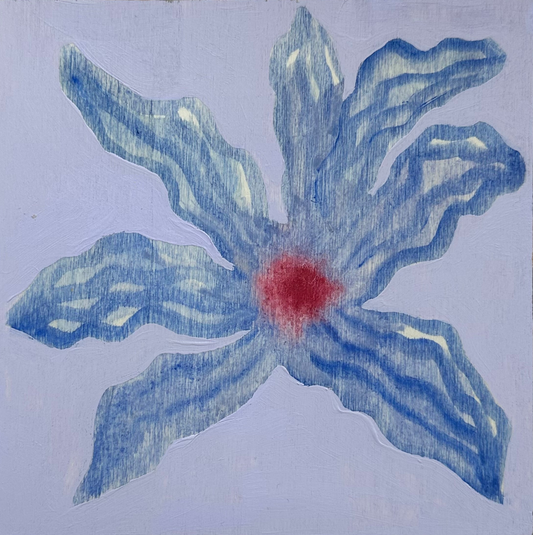 Liat Greenberg, 'Mini Flower on Wood IIII' 2025