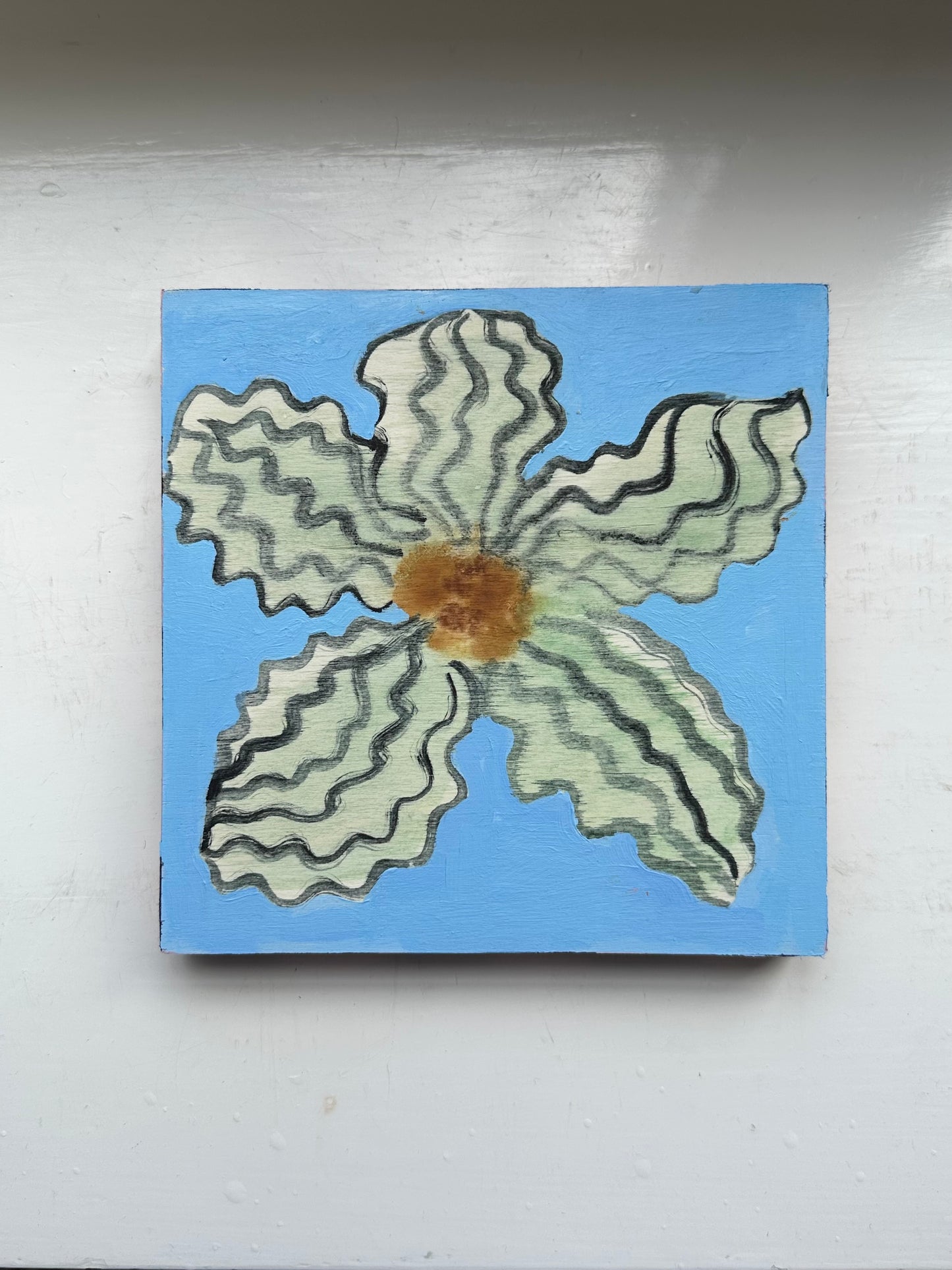 Liat Greenberg, 'Mini Flower on Wood V' 2025