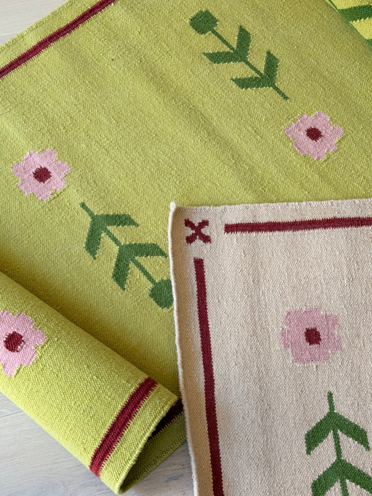 Domenica Marland x Sparrow & Grass Runner in Pistachio