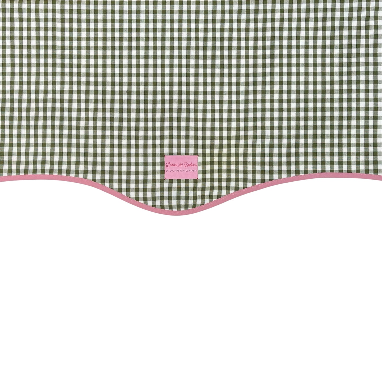 Mon Chou placemat pink/green gingham