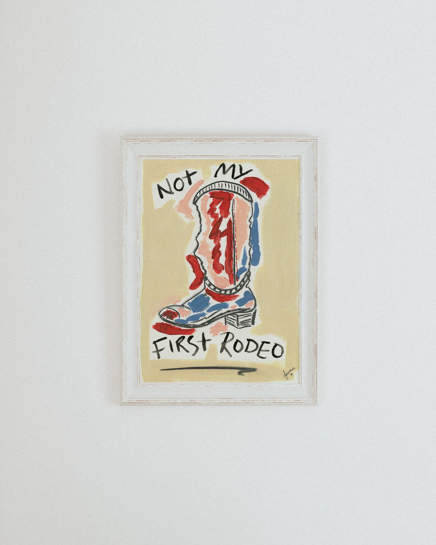 Jenna Elsby-Bennett, 'Not My First Rodeo' Print