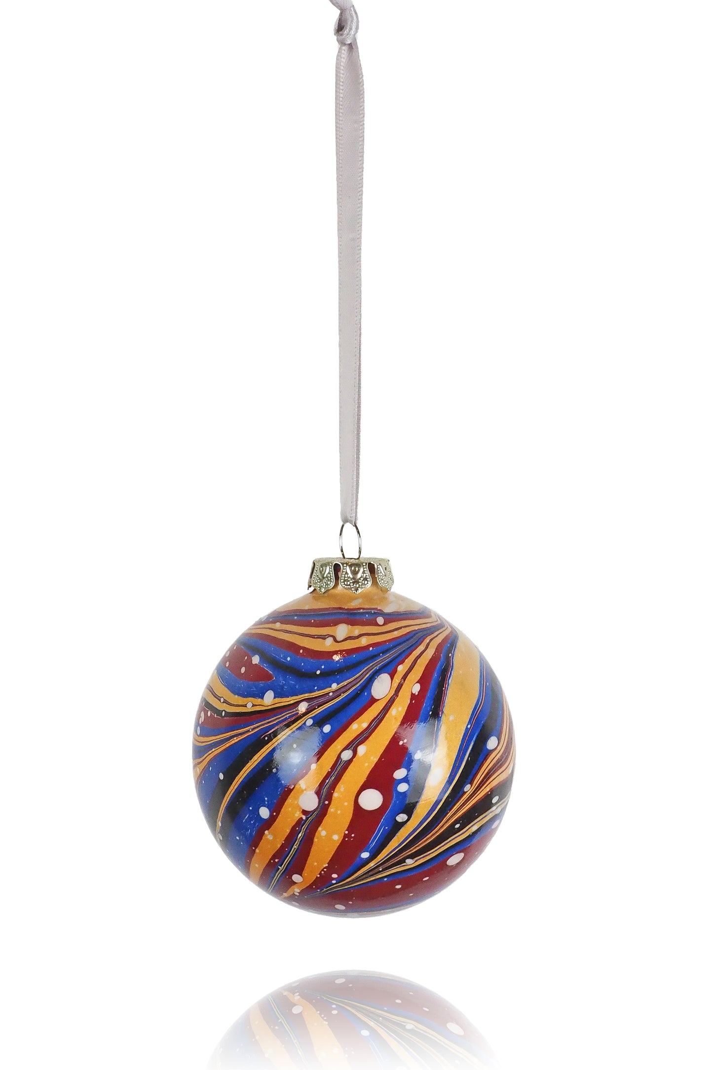 Wildmore Hand Marbled Large Kilim Bauble