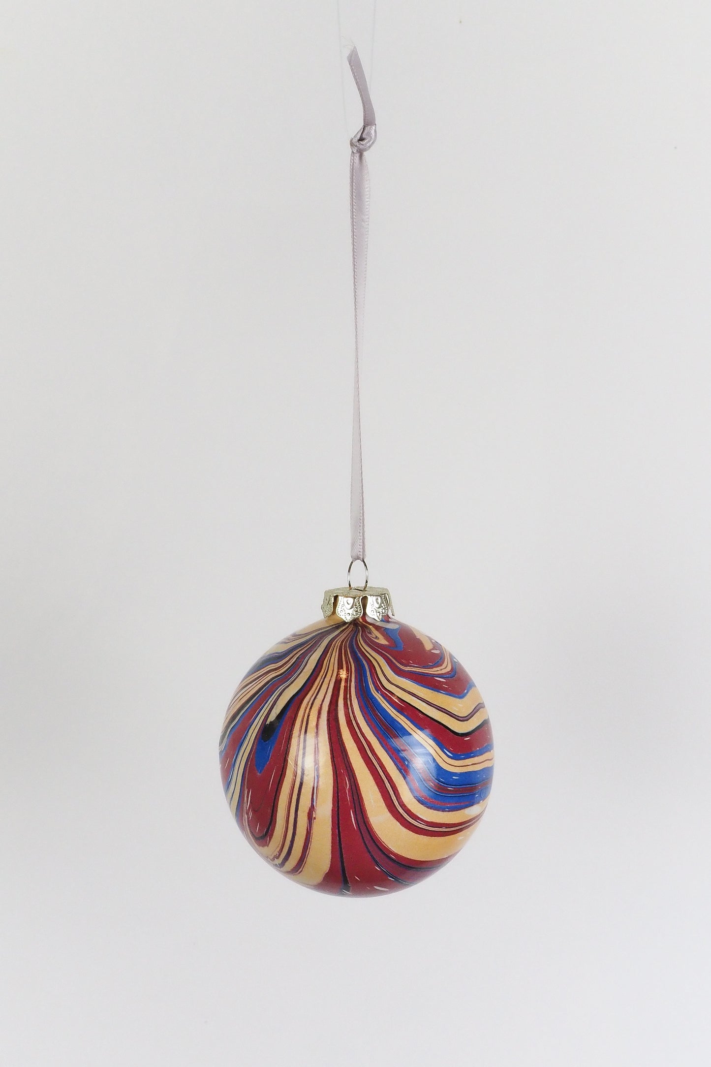 Wildmore Hand Marbled Large Kilim Bauble