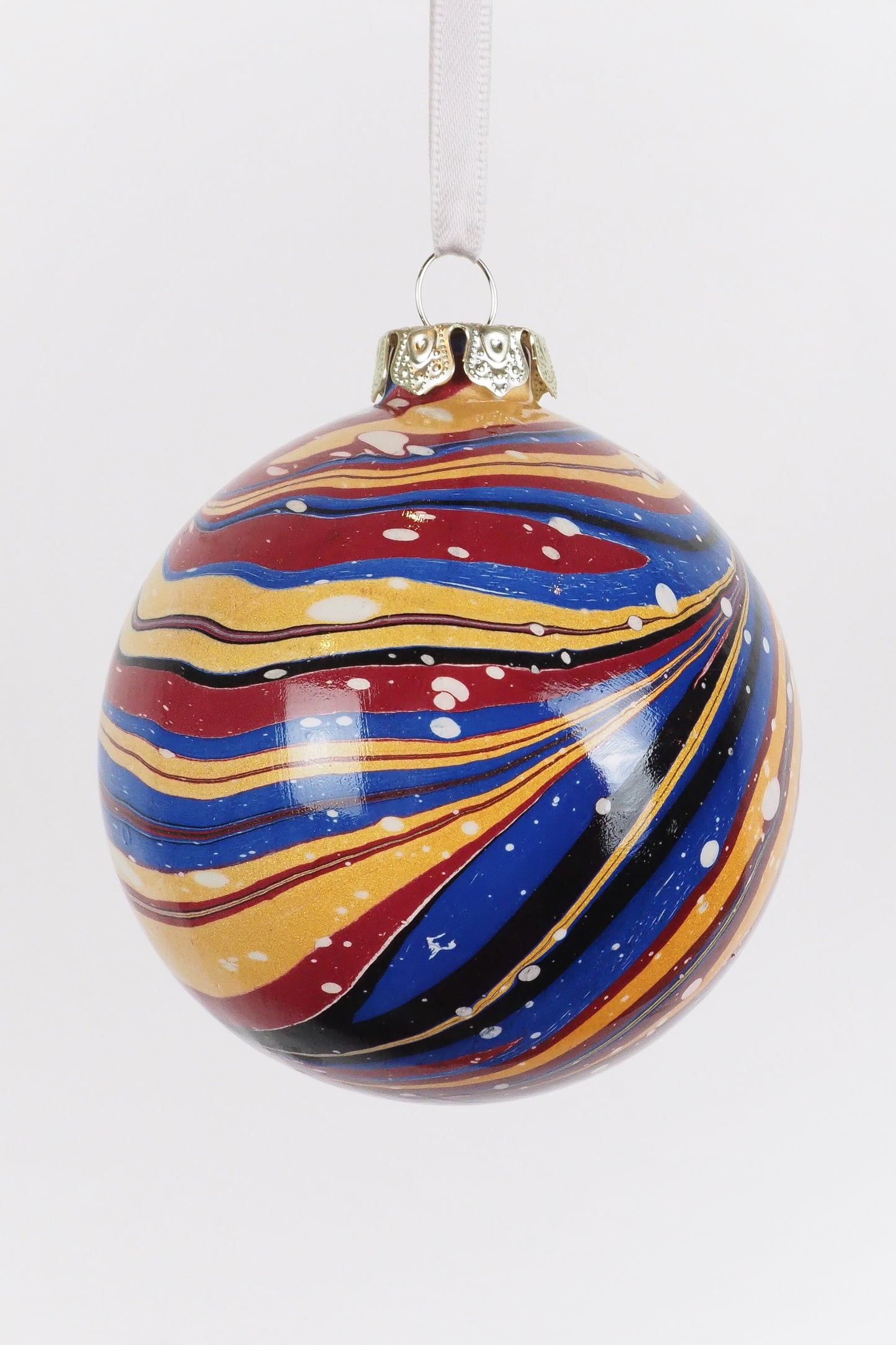 Wildmore Hand Marbled Large Kilim Bauble