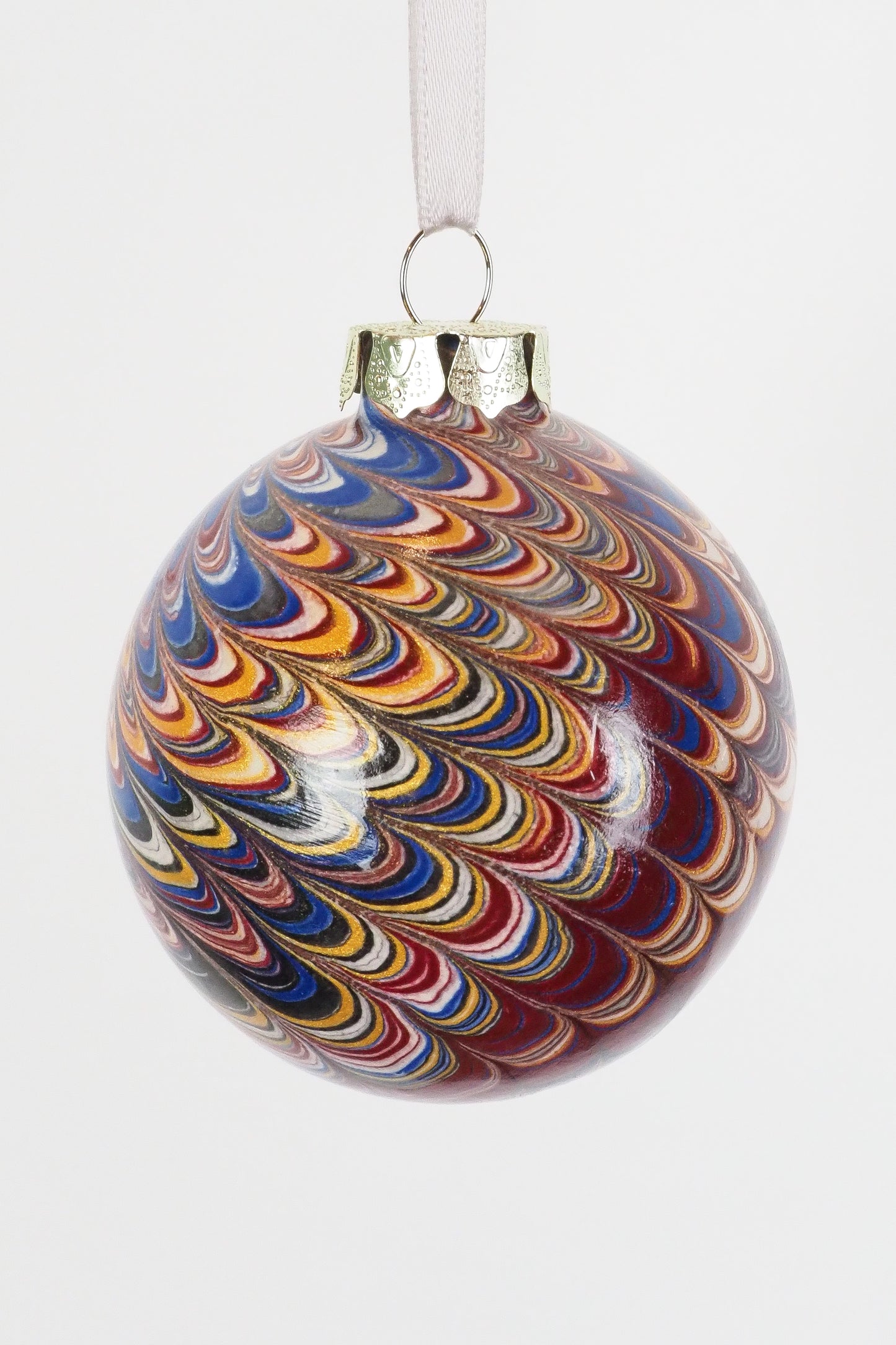 Wildmore Hand Marbled Medium Kilim Bauble