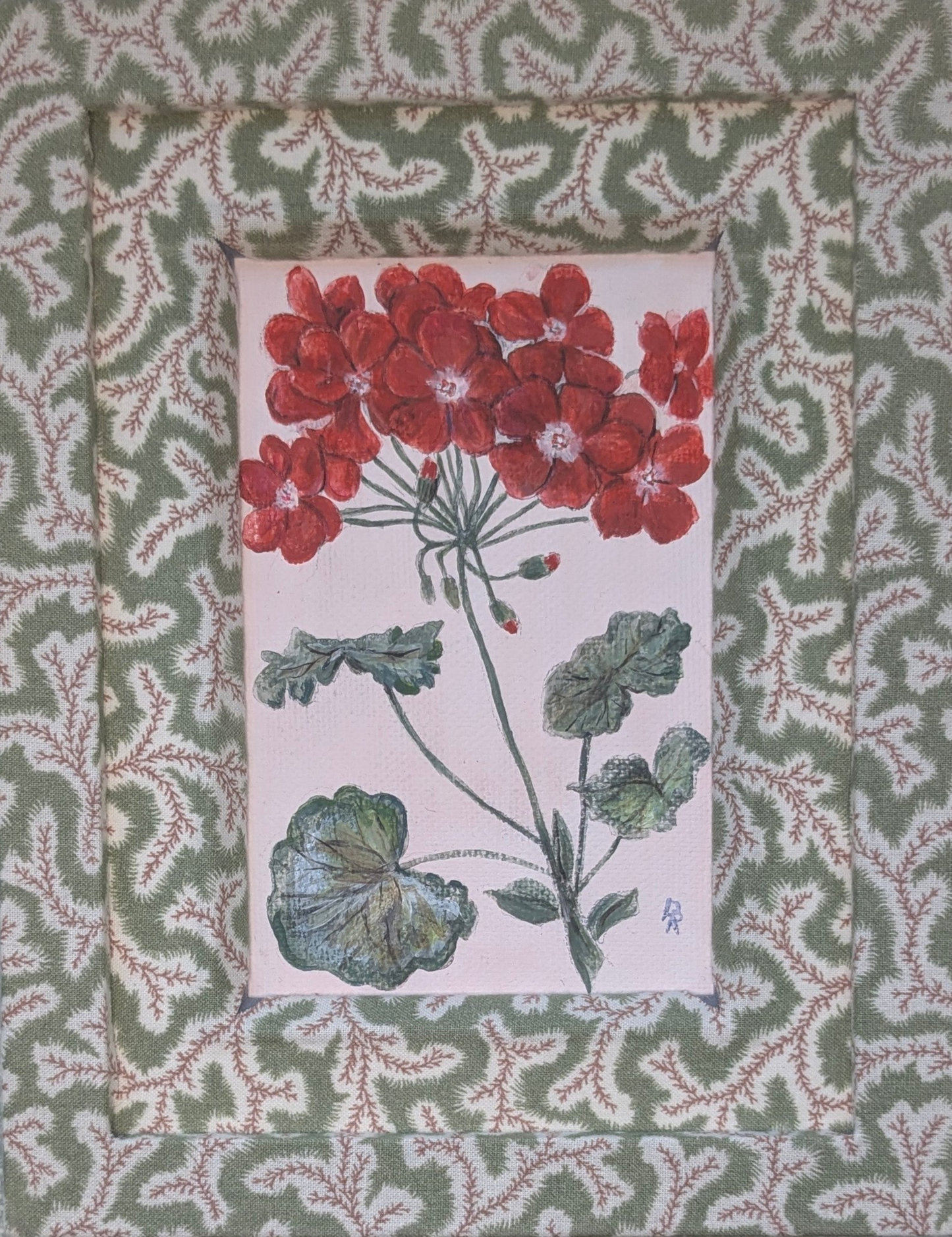 Polly Ruffman, ‘Red Pelargonium' 2025