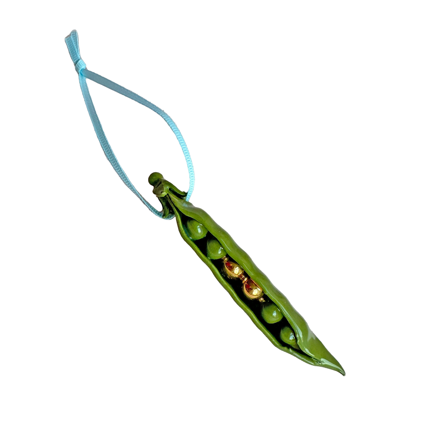 Minnie Mae-Stott, 'Two Peas in a Pod Christmas Decoration'