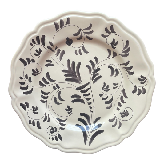 Ivo Angel, The Manganese Sim Dinner Plate