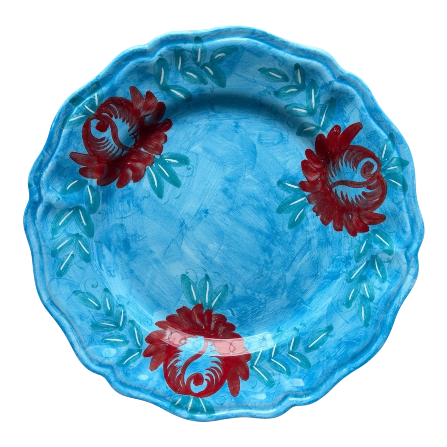 Ivo Angel, The Blu Rose Dinner Plate